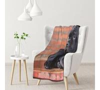 gawuoab Coperte morbide e accoglienti per cani neri di grandi dimensioni, per divano, di Cane Corso