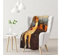 gawuoab Coperte morbide e accoglienti per cani Shiba Inu, tramonto, bokeh, coperte di flanella per divano