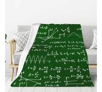 gawuoab Equazioni matematiche e formule, coperta in flanella super morbida, spessa, comoda e accogliente, da 80"x60"