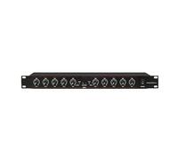GAX-206 Distributore Amplificatore Splitter Segnale Audio Mono Stereo For Apparecchiature Professionali 2 Ingressi 10 Uscite