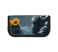 GaxfjRu 3D Graphics Universe Space Cute Dot Canvas Pencil Pouch Organizzato Storage per picnic & uso quotidiano Makeup Pouch Portapenne