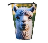 GaxfjRu Astuccio telescopico portatile con stampa di lama, organizer con scomparti multipli, per strumenti di scrittura e accessori