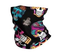 GaxfjRu Bandana estiva con stampa di teschi e zucchero, maschera per il viso estiva, sciarpa multi sciarpa sportiva per uomo e donna