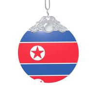 GaxfjRu Bandiera coreana decorazioni natalizie per la casa, ciondolo da appendere all'albero di Natale per festeggiare le feste, Misura unica