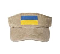 GaxfjRu Bandiera dell'Ucraina - Cappellino da donna traspirante per golf, tennis, corsa, uso quotidiano, Naturale, Taglia unica