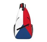 GaxfjRu Borsa a tracolla con stampa bandiera della Repubblica Ceca per donne uomini borsa a tracolla per viaggio escursionismo zaino a tracolla