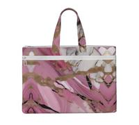 GaxfjRu Borsa tote in tela con stampa con motivo marmo rosa, borsa da donna casual da lavoro per viaggi, ufficio, università