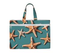 GaxfjRu Borsa tote in tela con stampa di conchiglie marine marine borsa per computer portatile da donna borse casual da lavoro per viaggi, ufficio, università