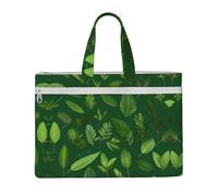 GaxfjRu Borsa tote in tela con stampa di foglie di erbe e piante da donna, borsa casual da lavoro per viaggi, ufficio, università