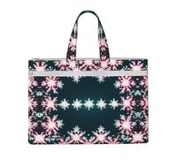 GaxfjRu Borsa tote in tela con stampa Merry Christmas, borsa per computer portatile, da donna, casual, da lavoro, per viaggi, ufficio, università