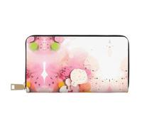 GaxfjRu Carta frammento di colore Elegante Delle Donne Portafoglio In Pelle Con Grande Capacità - Sicuro E Versatile Signore Portafoglio Bifold Donne, bianco, Taglia unica, classico