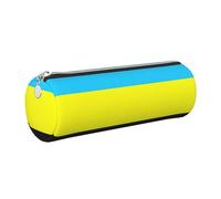 GaxfjRu Custodia in pelle con bandiera del Sultanato del Burongan con cerniera per penne a sfera e matite, morbida grana