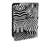 GaxfjRu Custodia per passaporto con stampa zebrata, per viaggi, organizer da viaggio, porta carte di credito e passaporto, Nero , Taglia unica