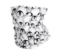GaxfjRu Cute Penguins Sketch Print Cooling Multi Use Neck Gaiter Uomo e Donna Estate Maschera Viso per Lavoro, Corsa Sport