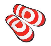 GaxfjRu Design Target - Pantofole invernali in peluche per uso interno, morbide e calde, per ospiti e comfort per la casa, unisex