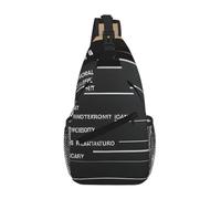 GaxfjRu Film Clapperboard stampa Borsa a tracolla per le donne uomini Sling Bag per Viaggi Escursionismo Crossbody Sling Zaino