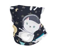 GaxfjRu Fun Cat Astronauta Stampa Raffreddamento Multi Uso Scaldacollo Maschere Estive Uomo e Donna per Lavoro, Corsa Sport