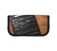 GaxfjRu Movies Clapperboard Pattern Cute Dot Canvas Pencil Pouch Organizzato Storage per picnic & uso quotidiano Makeup Pouch Portapenne