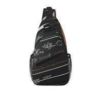 GaxfjRu Movies Clapperboard Stampa Modello Borsa a Tracolla per Donne Uomini Sling Bag per Viaggio Escursionismo Crossbody Sling Zaino