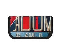 GaxfjRu Old License Picture Cute Dot Canvas Pencil Pouch Organizzato Storage per picnic & uso quotidiano Makeup Pouch, portamatite