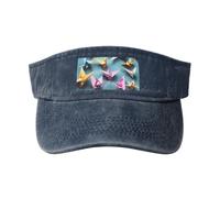 GaxfjRu Origami Paper Cranes, cappellino da donna traspirante per golf, tennis, corsa, uso quotidiano, blu navy, Taglia unica