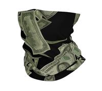 GaxfjRu Segno del dollaro stampa di denaro Scaldacollo Multi Use Scaldacollo Uomo e Donna Estate Maschera per il Lavoro, Corsa Sport