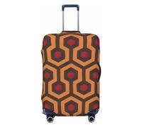 Gaxfjru Shining Overlook Print Travel Luggage Cover Protector Valigie Lavabile Copertura Bagagli Anti-Graffio, Nero , M