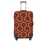 Gaxfjru Shining Overlook Print Travel Luggage Cover Protector Valigie Lavabile Copertura Bagagli Anti-Graffio, Nero , L