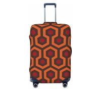 Gaxfjru Shining Overlook Print Travel Luggage Cover Protector Valigie Lavabile Copertura Bagagli Anti-Graffio, Nero , L