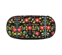 GaxfjRu Studen - Astuccio per matite e penne con stampa di rose ucraine, per casa, università, ufficio, organizer per adulti