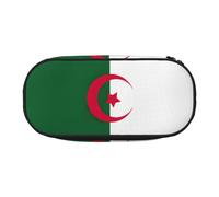 GaxfjRu Studen - Astuccio portapenne con stampa bandiera dell'Algeria, grande capacità, per casa, università, ufficio, organizer per adulti