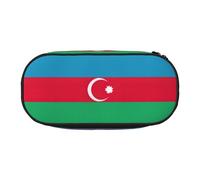 GaxfjRu Studen - Astuccio portapenne con stampa bandiera dell'Azerbaigian, grande capacità, per casa, università, ufficio, organizer per adulti
