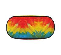 GaxfjRu Studen - Astuccio portapenne con stampa di piume di pappagallo, grande capacità, per casa, università, ufficio, organizer per adulti