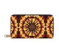 GaxfjRu Turning the flame Elegante portafoglio da donna in pelle con grande capacità - Portafoglio da donna sicuro e versatile Portafoglio bifold da donna, bianco, Taglia unica, classico