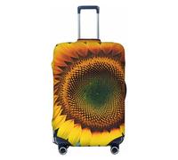 GaxfjRu You are My Sunshine - Copertura protettiva per valigia, con stampa girasole, lavabile, antigraffio, Nero , S