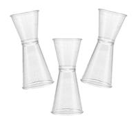GAXIRE 3 Pezzi Ounce Jigger Bar in Plastica a Doppia Faccia da 1 Oz per Cocktail e Feste Riutilizzabile