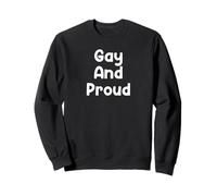 Gay And Proud Pride Saying Design Tee And More Felpa