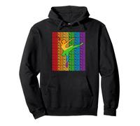 Gay Ballet Dance Pride Month LGBT Rainbown Flag Felpa con Cappuccio