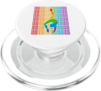Gay Gymnastics Gymnast Pride Month LGBT Rainbown Flag PopSockets PopGrip per MagSafe