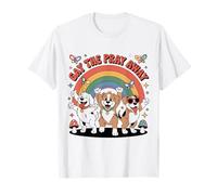 Gay Il Pregare Away Arcobaleno Divertente Meme Cani Maglietta