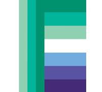 "Gay Men’s Pride Flag Notebook - 7.5x9.5 College Ruled Journal with 100 Lined Pages | LGBTQ+ Writing, School, or Work Notebook | Pride Gift"