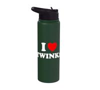 Gay Papà Io amo Ragazzi Stainless Steel Insulated Water Bottle