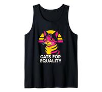 Gay Pride - Gatto carino per l'uguaglianza Rainbow Pride Canotta
