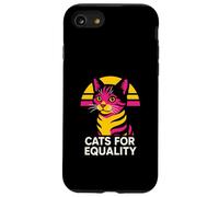 Gay Pride - Gatto carino per l'uguaglianza Rainbow Pride Custodia per iPhone SE (2020) / 7 / 8