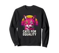 Gay Pride - Gatto carino per l'uguaglianza Rainbow Pride Felpa