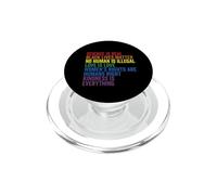 Gay Pride La Scienza È Reale Nero Vite Importanti L'amore è Amore PopSockets PopGrip per MagSafe