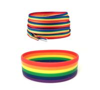 Gay Pride Lacci Stringhe Arcobaleno Righe a Per Scarpe Sportive Corsa UK