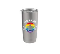 Gay Pride stella arcobaleno tolleranza amore rispetto CSD LBGTQ+ Bicchiere termico in acciaio inox doppia parete