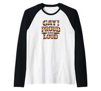 Gay Proud And Loud, LGBTQ, Gay-Pride Maglia con Maniche Raglan