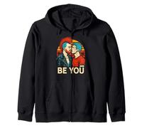 Gay Punk Be You Rainbow Abbigliamento Felpa con Cappuccio